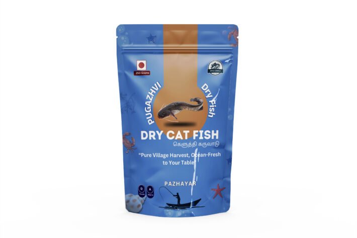 கெளுத்தி கருவாடு (Dry Cat Fish) (250g)